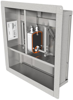 Универсальный воздушный клапан дымовой УВК-ДУ-AISI коррозионностойкого исполнения
