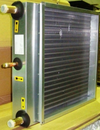 Водяной воздухонагреватель для квадратных каналов VBK