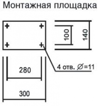 Монтажная площадка Воздуховытяжных устройств Лиана 125, У-125, УМ-125