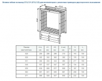 Вставка гибкая на выход GTLZ-21 (GTLZ-22) для вентиляторов с ременным приводом двустороннего всасывания