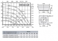 Габаритные размеры и характеристика вентилятора DVW 500-G.6IF