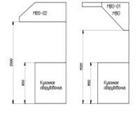 Рекомендуемая высота подвески вентотсосов МВО-МС и МВО-МСВ