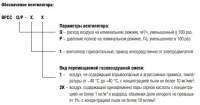 Обозначение вентилятора ВРСС