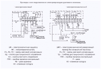 Примеры схем подключения электроприводов клапана КВП-120-Д(С)