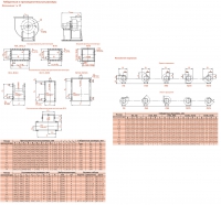 Габаритные и присоединительные размеры вентилятора ВРАН-ДУ(схема 1)