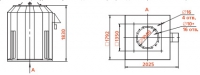 Габаритные размеры вентилятора КРОВ-10-ДУ