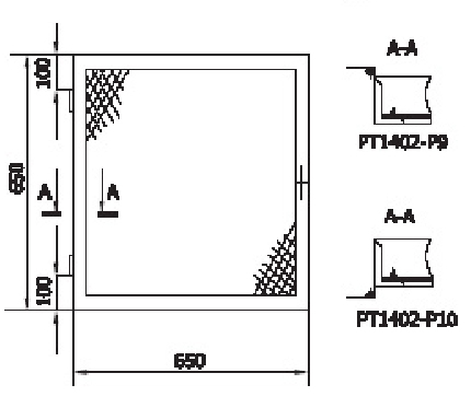 схема металлического ограждения для КДП-5А