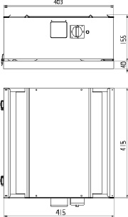 Габаритные размеры  TKK 400