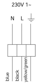 Схема подключения. Вентилятор RVF 100 M