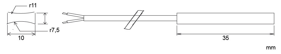 Размеры TG-A1/PT1000