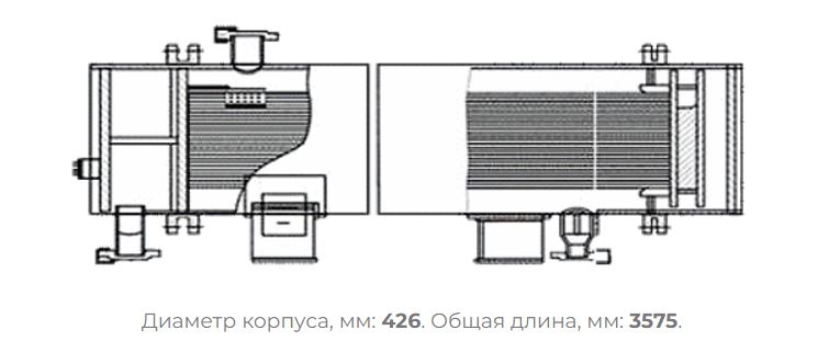 Габаритные и присоединительные размеры ПП2-17-7-4