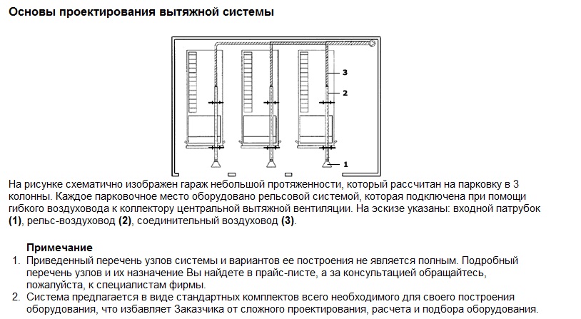 Основы проектирования вытяжной системы VSR